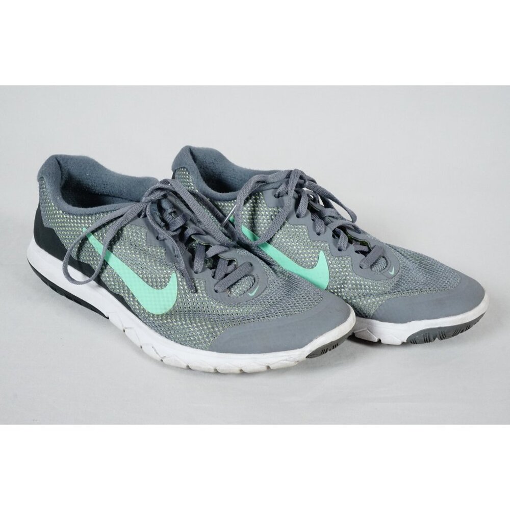 Nike Flex Experience RN 4 Gray Grey Green Running 749178-001 Women's US 8